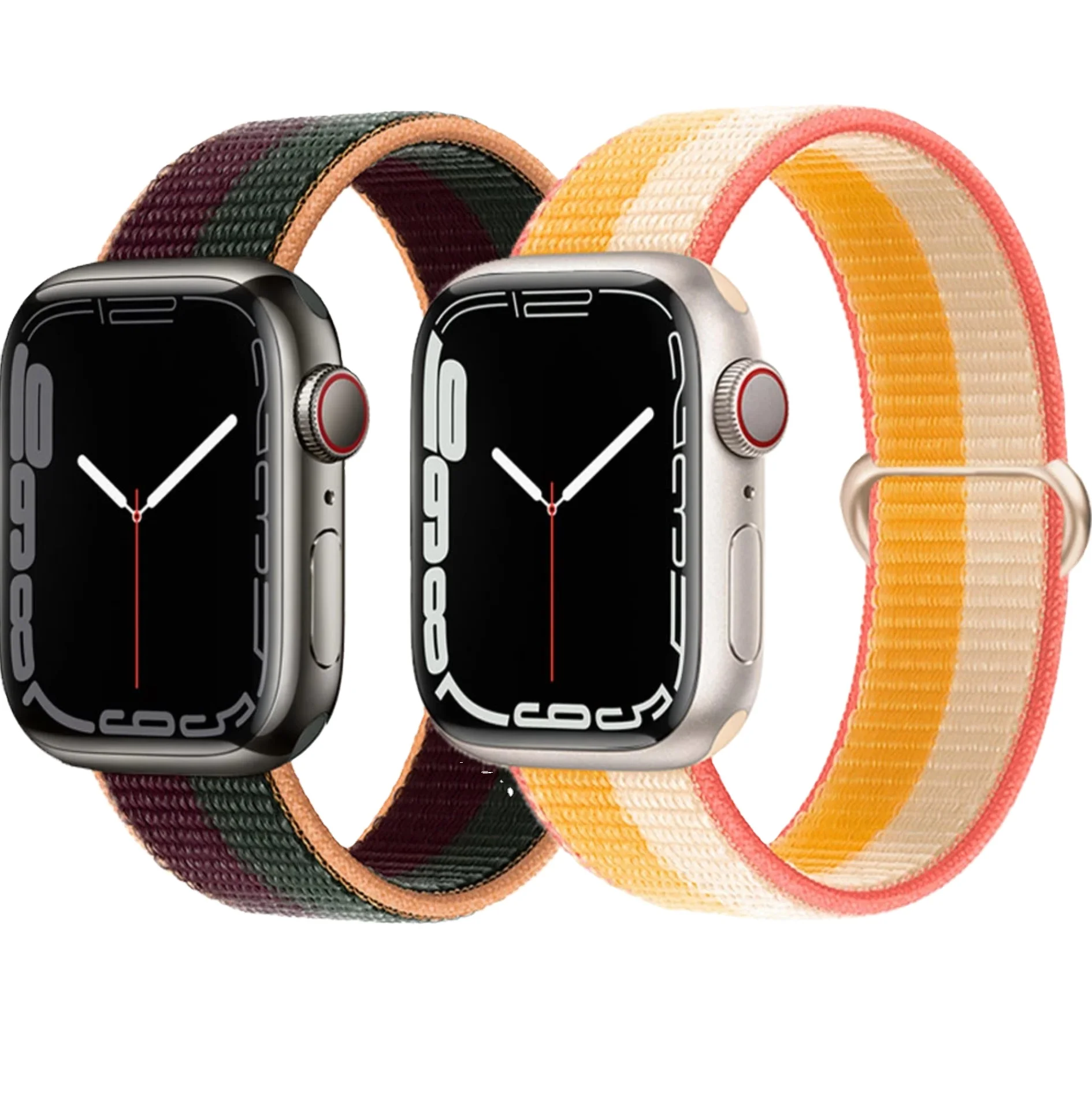 Custom logo With Different Sizes Sports Strap Fabric Nylon watch straps For Smart Watch