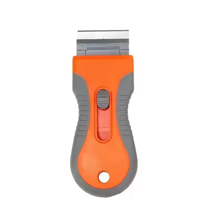 Wholesales Oven Razor Scraper Glass Plastic Handle Razor Scraper Spatula Car Film Tool Window Cleaning Blade Scraper