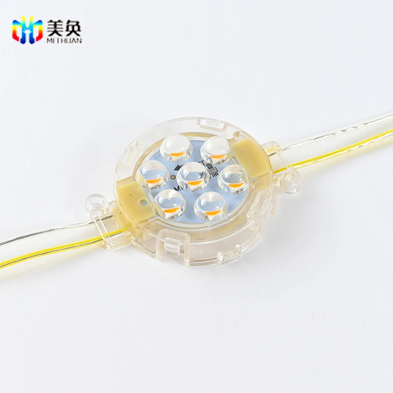 single color  Golden Led Point Light Source Dc24V   Diameter 50Mm pixel led lights  rgb