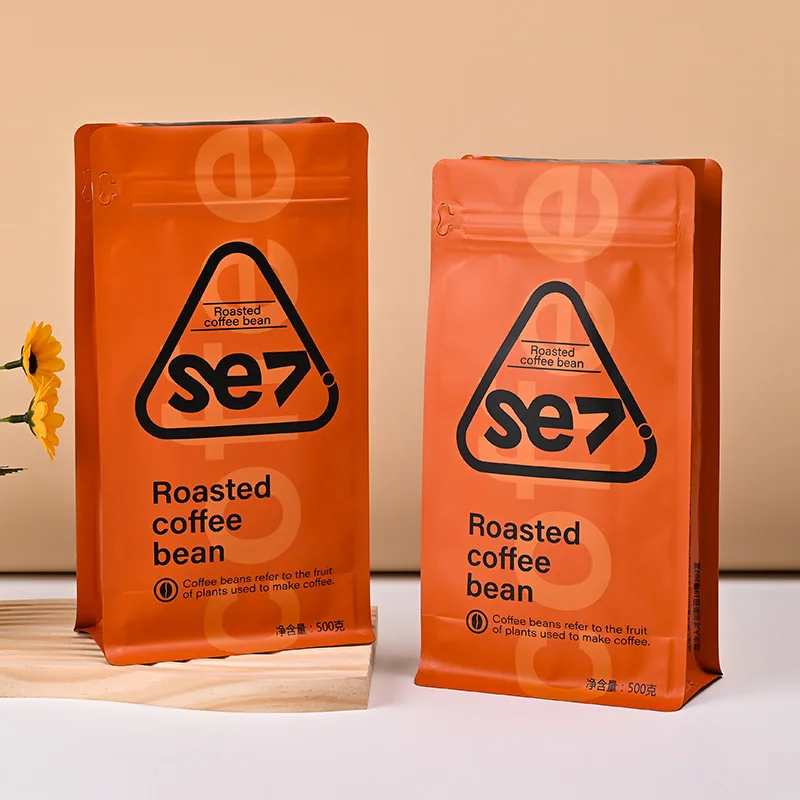 Custom logo printed plastic  reusable snack stand up aluminum foil mylar food packaging pouches ziplock bags with zipper