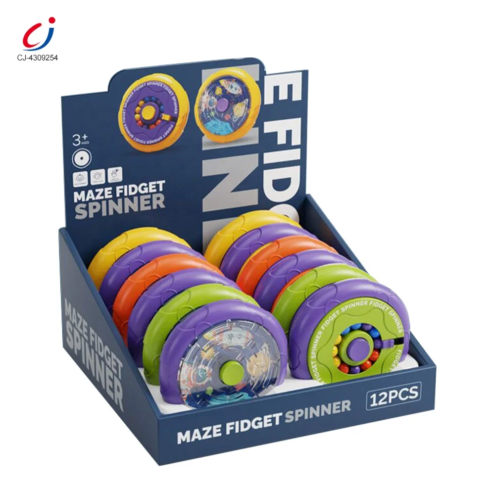 Chengji juguetes gyroscope fidget spinner children rotate maze stress relieve games puzzle fingertip gyroscope