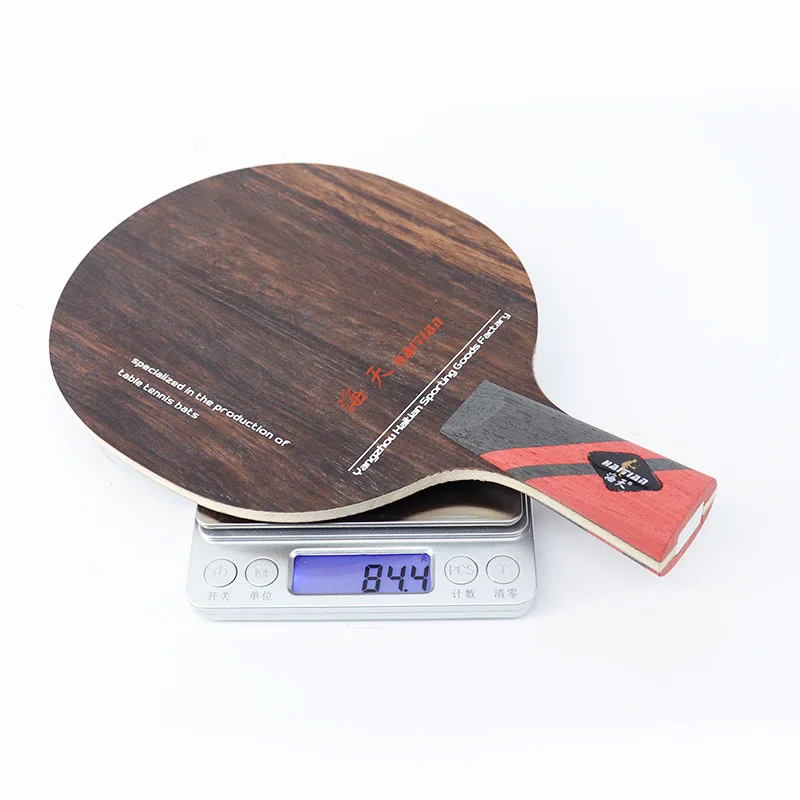 Carbon table tennis racket golden and yellow zlc pingpong blade black ebony wood pingpong blade