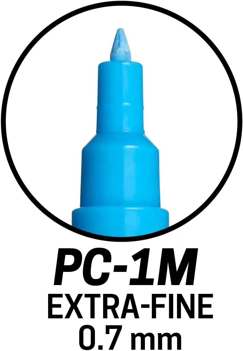 Uni Posca Paint Markers Mitsubishi Posca Markers 12 Colors POSCA PC-1M Superfine Graffiti Pen Highlight Pen Acrylic Markers