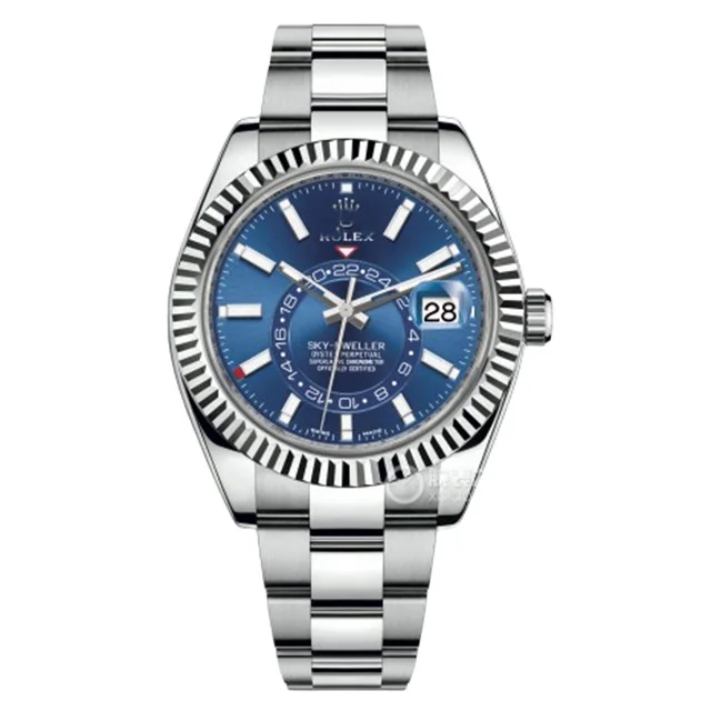 H3A Quality Luxury Automatic 904L Stainless Steel Sapphire Mirror Glass  Sky-Dweller Watches r watch china Luxury Watch