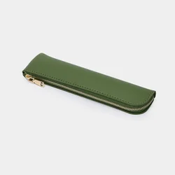 Hot Sale PU Leather Students Stationery Pen Pouch Durable Office Fountain Pen Bag Pencil Case For Girl