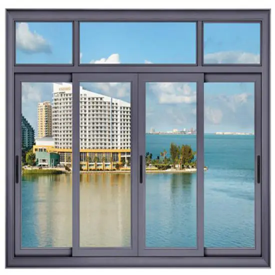 Best Selling Glass Modern Plastic Upvc Soundproof Hoffen Plus Sliding Window 150x110 From Thailand Factory
