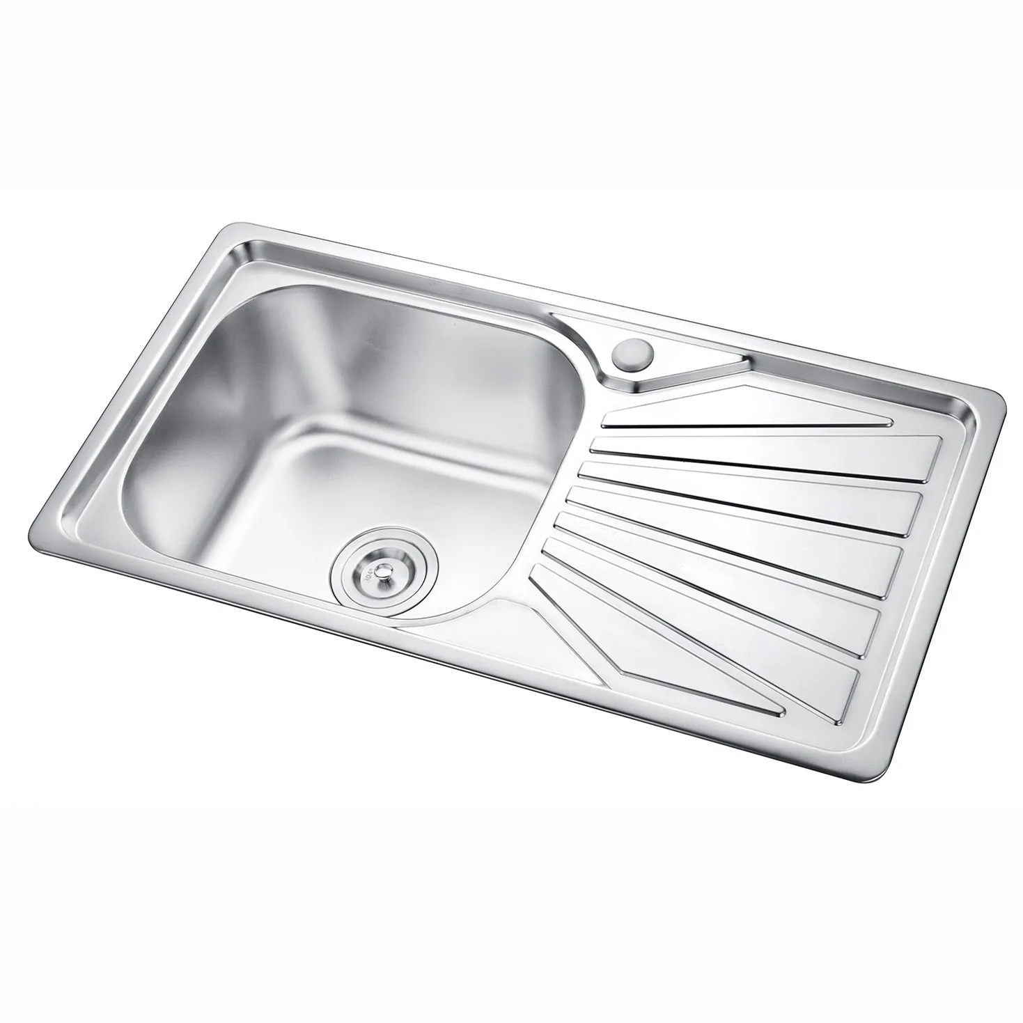 Sink Stand Square Modern Apartment Above Counter Basin 3 in One Faucet Hotsale Model Kitchen Room Stainless Steel SC-208 India