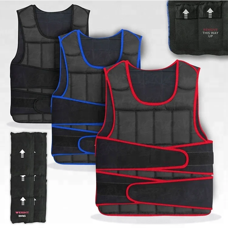 Soft weight vest 5kg 10kg 15kg 20kg 25kg adjustable weight vest gym For Functional Training
