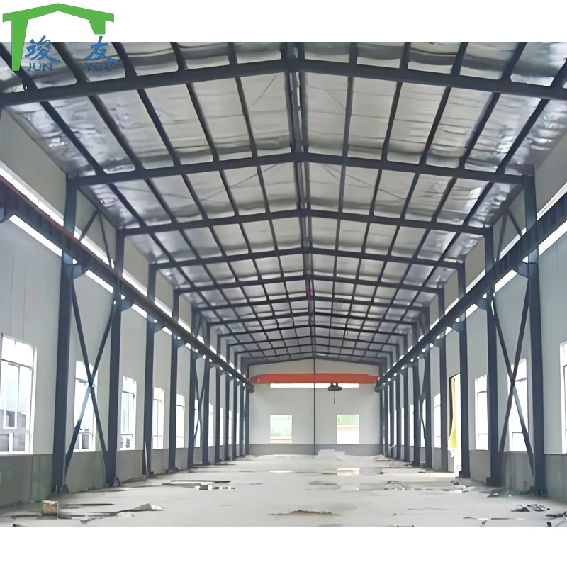 Q355B H beam prefabricated warehouse steel workshop metal building kits metal storage shed light steel frame warehouse