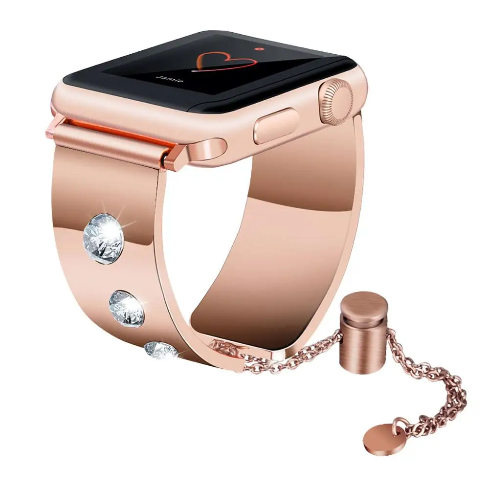 Ремешок сменный из нержавеющей стали для Apple watch 42 мм и 44 мм Series 1 2 3 4