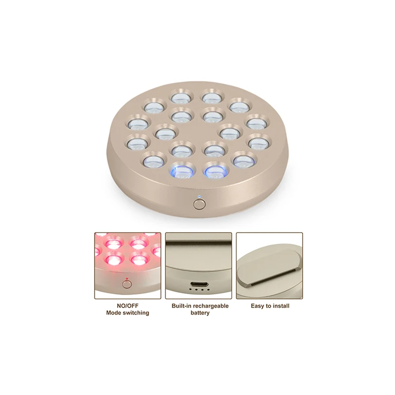 Rechargeable New Arrival Pulse Function Zero Flicker Personal Health 660Nm 850Nm PDT Red Light Therapy Machine For Beauty Salon