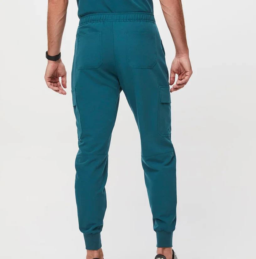 New fashion Custom Sample Design Fitted Jogger Medical Uniform Mens Scrubs Sets