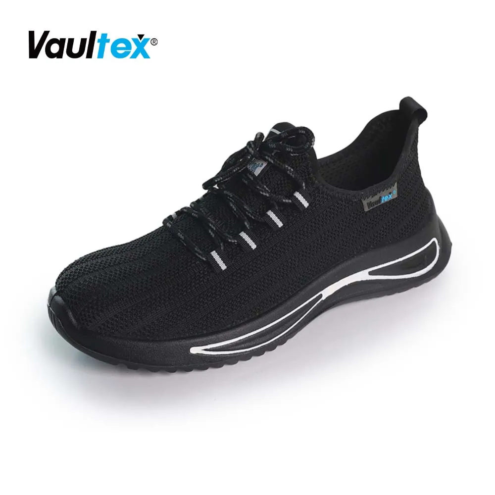 Vaultex Fashion Outdoor Shoes Lightweight Steel Working Footwear Anti-smashing Plastic Toe Shoes Safety