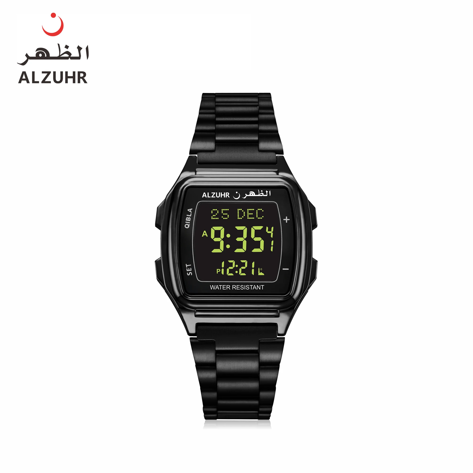 Новые современные модные часы из нержавеющей стали Jam Tangan Al Fajr молитвенные часы наручные часы для молитвы
