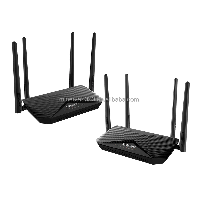 Беспроводной двухдиапазонный гигабитный маршрутизатор TOTOLINK A3002R Wi-Fi AC1200M 4*4 всенаправленные антенны ретранслятор с поддержкой