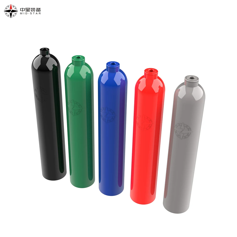 Co2/O2 Welding/Inert Gas Cylinder Wholesale Refillable Empty Gas Tank Factory Manufacturing Aluminum Cylinder 1L/3L/5L/6L/8L
