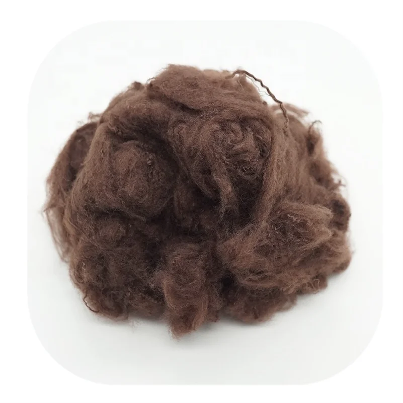 High Quality 12D-15D Black PSF Automotive Interior polyester staple fiber for Car Carpet