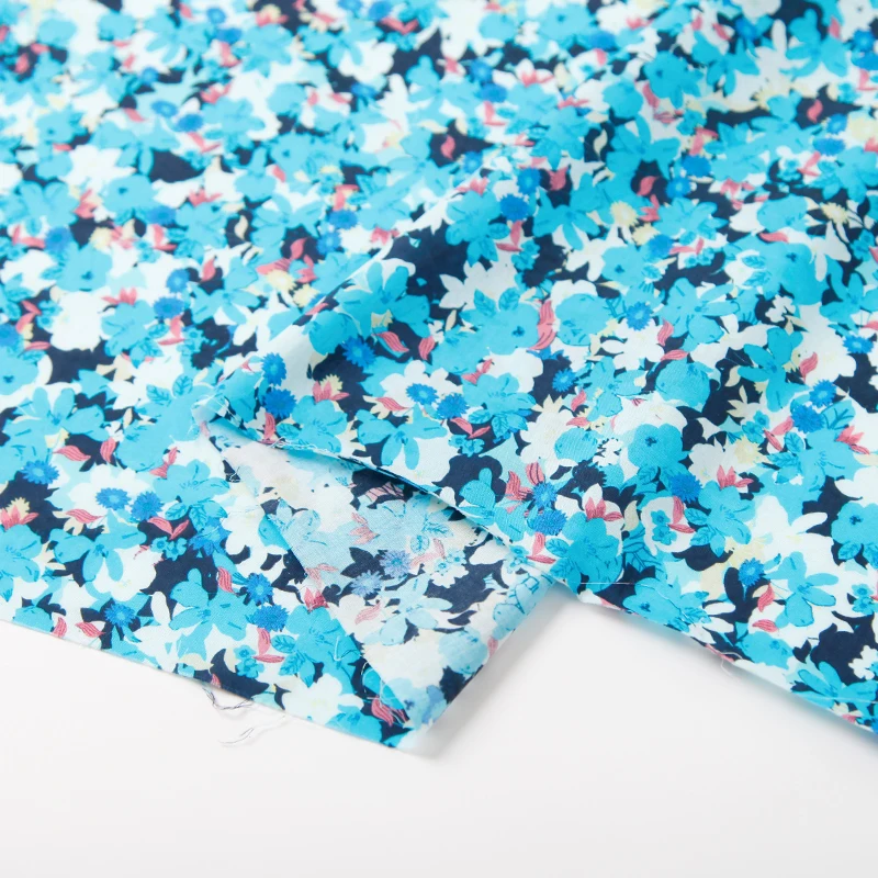 Wholesale 100% Cotton Poplin Digital Print Custom Print Fabric For Garment Dress household