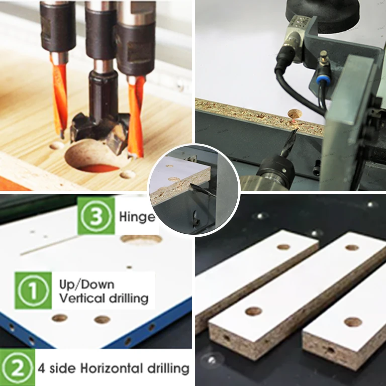 BCAMCNC six sided drilling woodworking machinery multi-spindle drilling machine