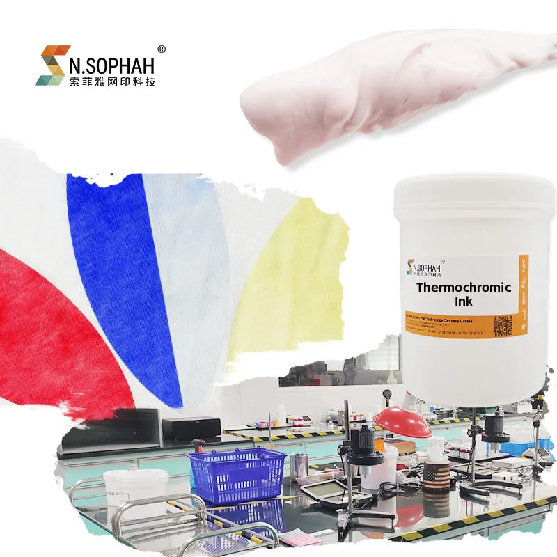 Garment Printing Thermochromic Paste Fabric Ink for Screen