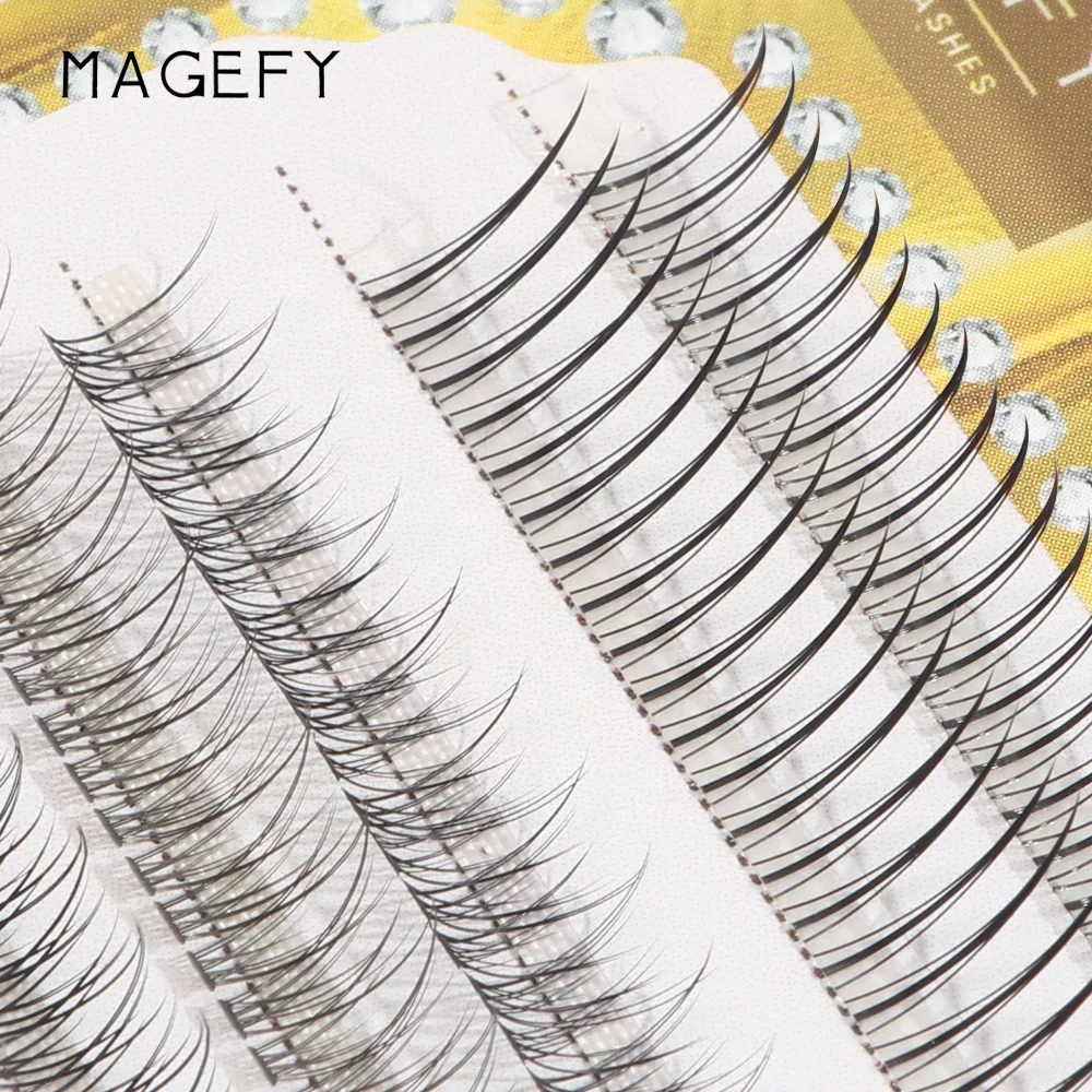 MAGEFY Light And Natural Fishtail Type A Fairy Lashes Mixed Tray Sectional Grafting False Eyelashes
