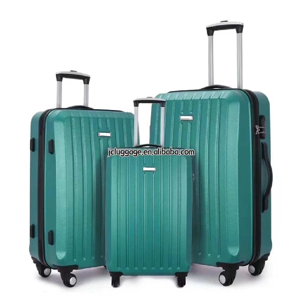 Portable Case Woman Teenage Suitcase Lightweight Travelling Plain Bags Trolley Suitcase Luggage