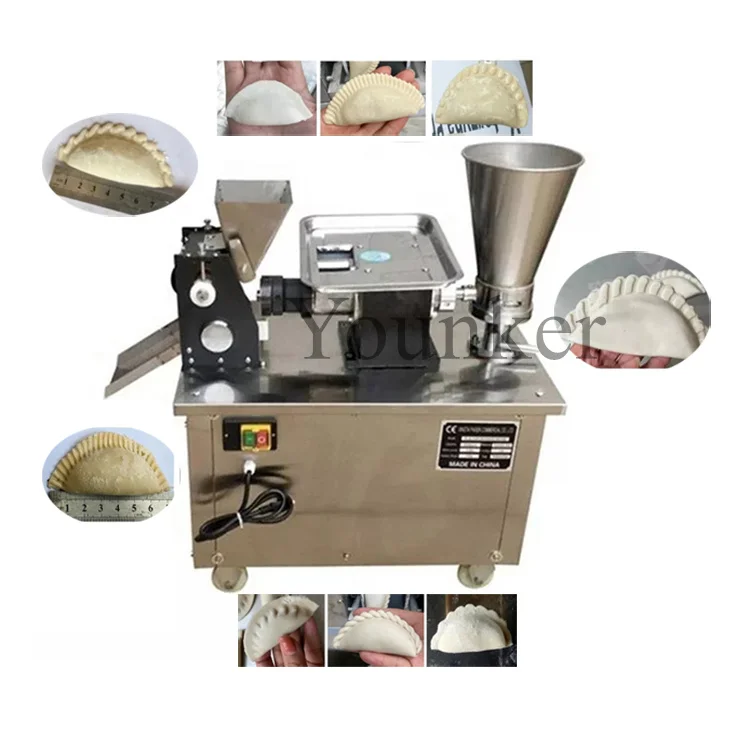Valparaiso Full Automatic Dumpling Machine Gyoza Empanada Samosa Making Meat Pie Machine Maker Filling Samosa Folding Machine