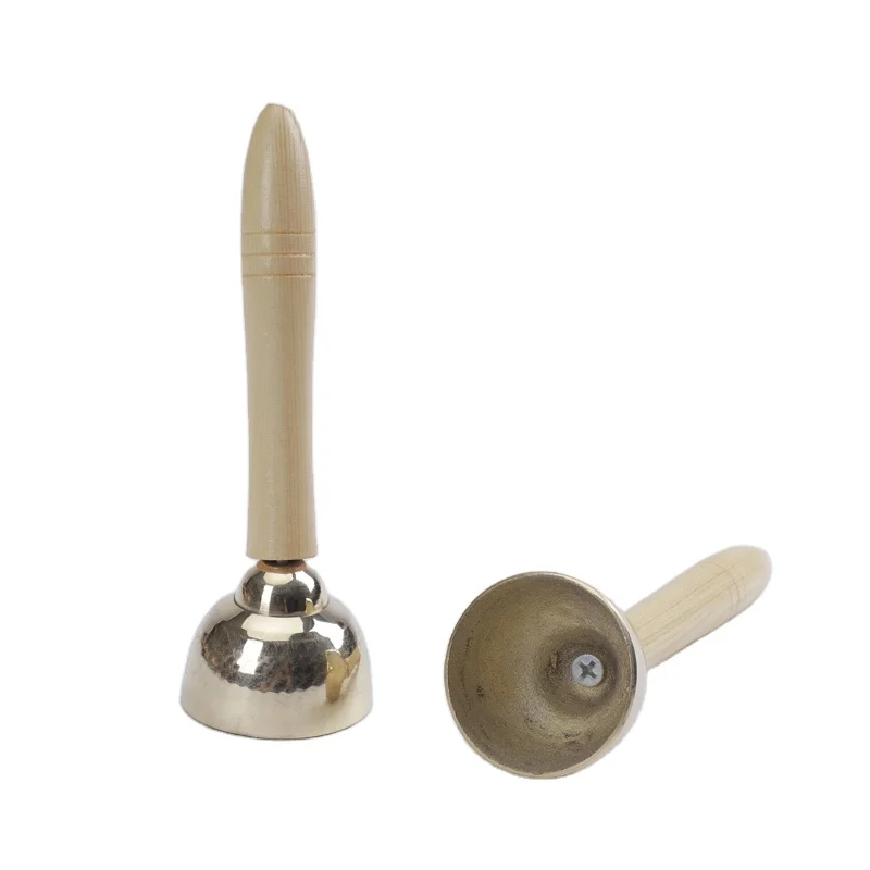 Alibaba innovative products school hotel restaurant music educational wood hand bell toys
