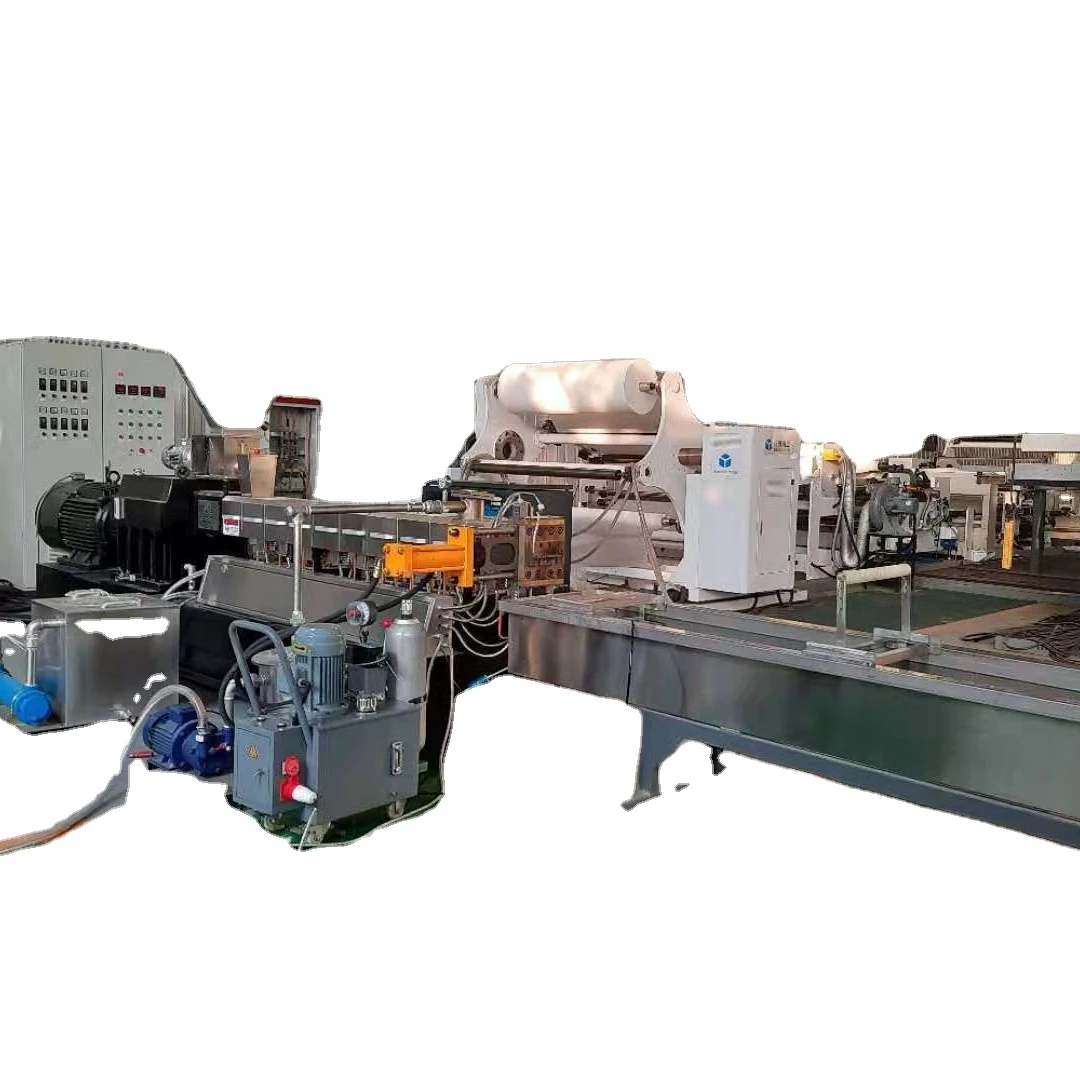 Eco-friendly PBAT PLA PVA  starch 100% biodegradable compounds granules making machine film making machine