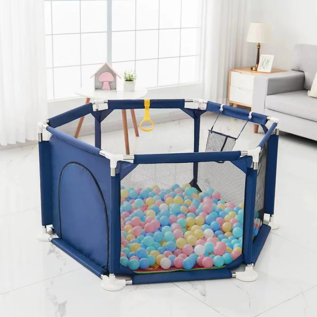 kids Oxford Fabric folding indoor cheap fence kids play kents Portable babypen playpens for traveling families