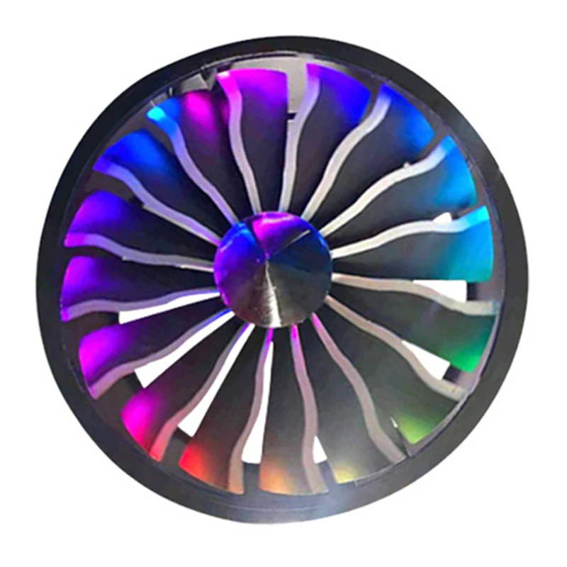 Factory Cheap Price Led Fan Stage Light Aircraft Engine Fan Light Full Color Stage Aircraft Engine Fan Light