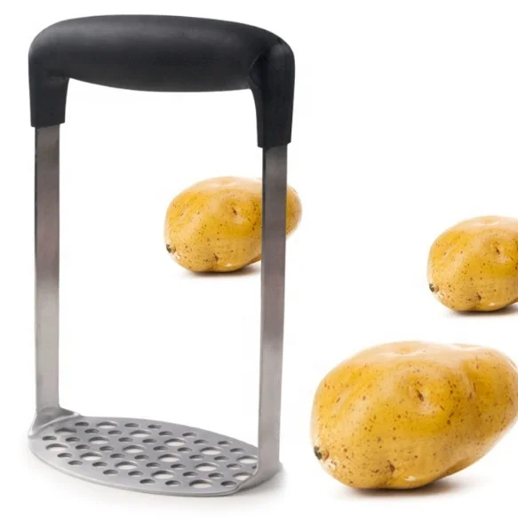 Kitchen Tools Stainless Steel Potato Puddler Presser Potatoes Masher Presser Vegetable Presser Potato Masher