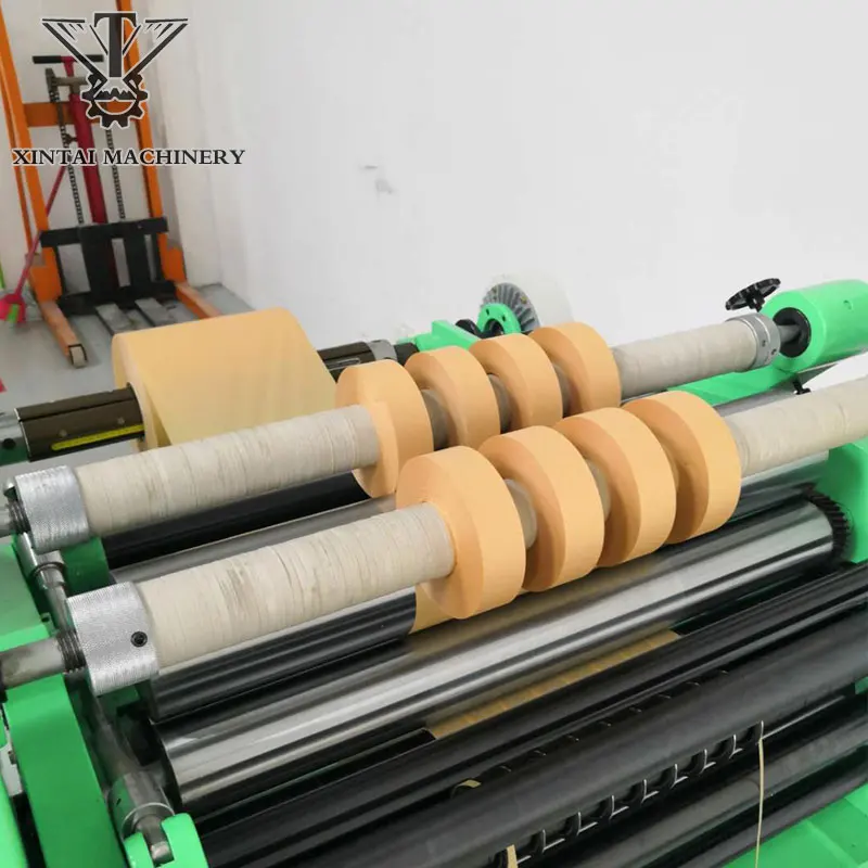 
The foil material slitting rewinding machine for thermal paper PVC BOPP material coil winding machine made in China 