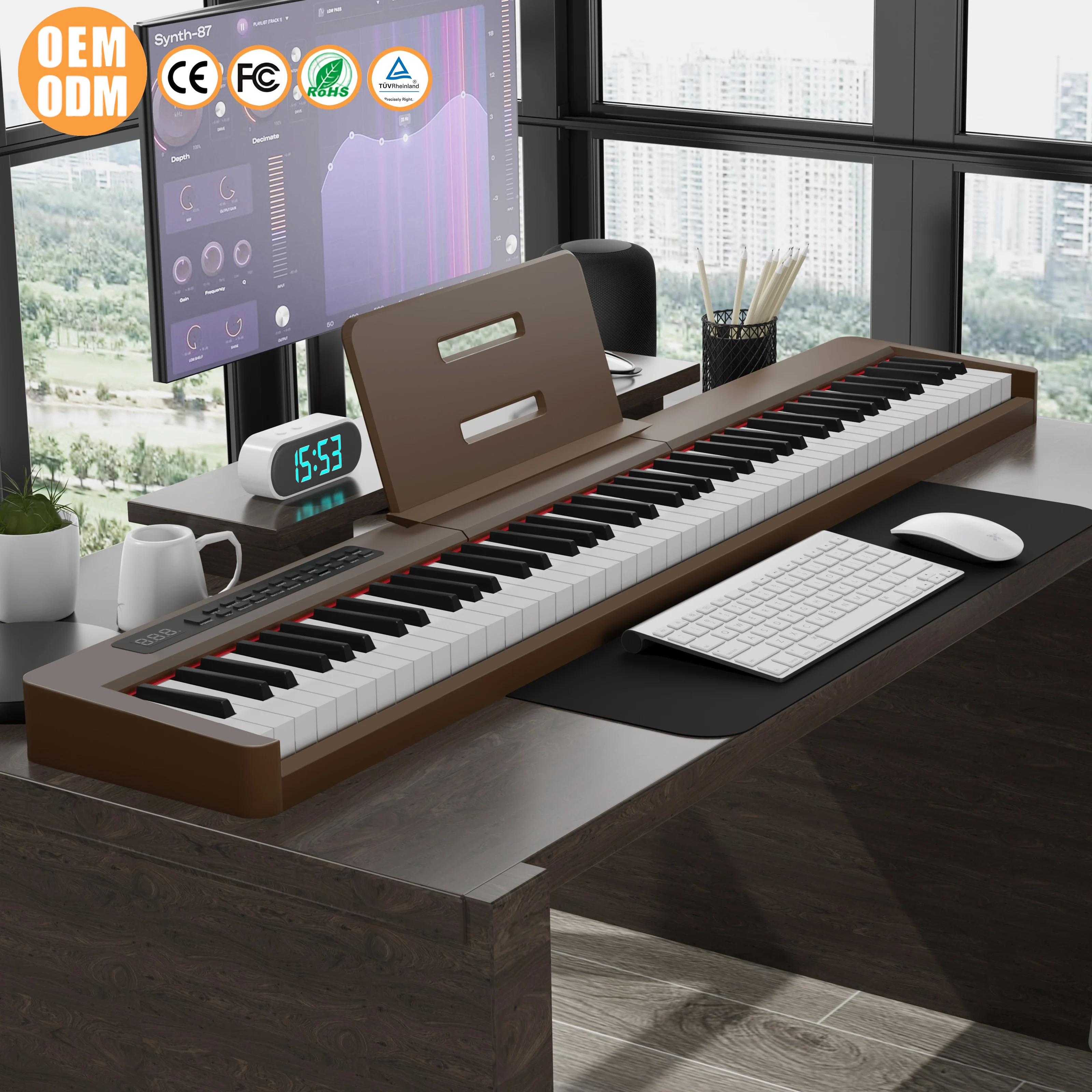 LeGemCharr acoustic piano keyboard piano 88 keys musical keyboard 88 key electronic piano electric