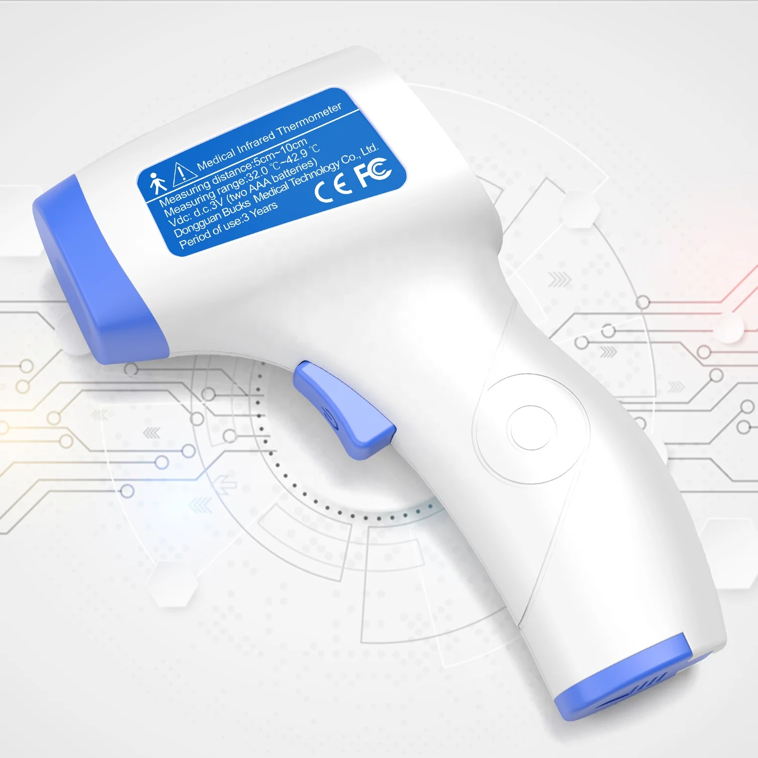 Медицинский термометр для ушей, говорящий цифровой инфракрасный термометр, бесконтактный термометр, пистолет для лба