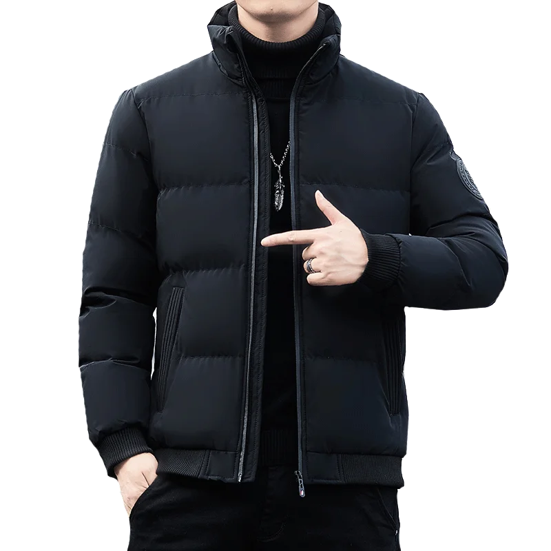 2021 Winter mens fashion casual Windbreak Polyester filled cotton clothes outdoor jackets coat