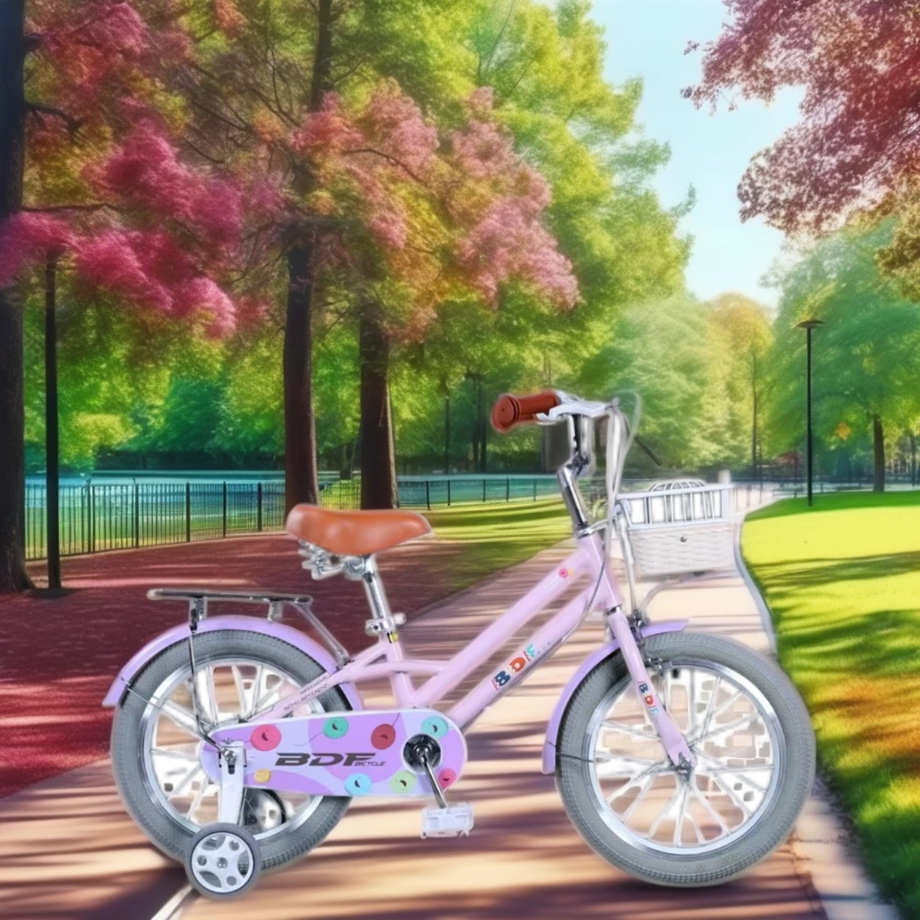 12 14 16 18 Inch Pink White Girls Bike Princess Kids Bicycles for 6 7 8 9 10 11 Years Children