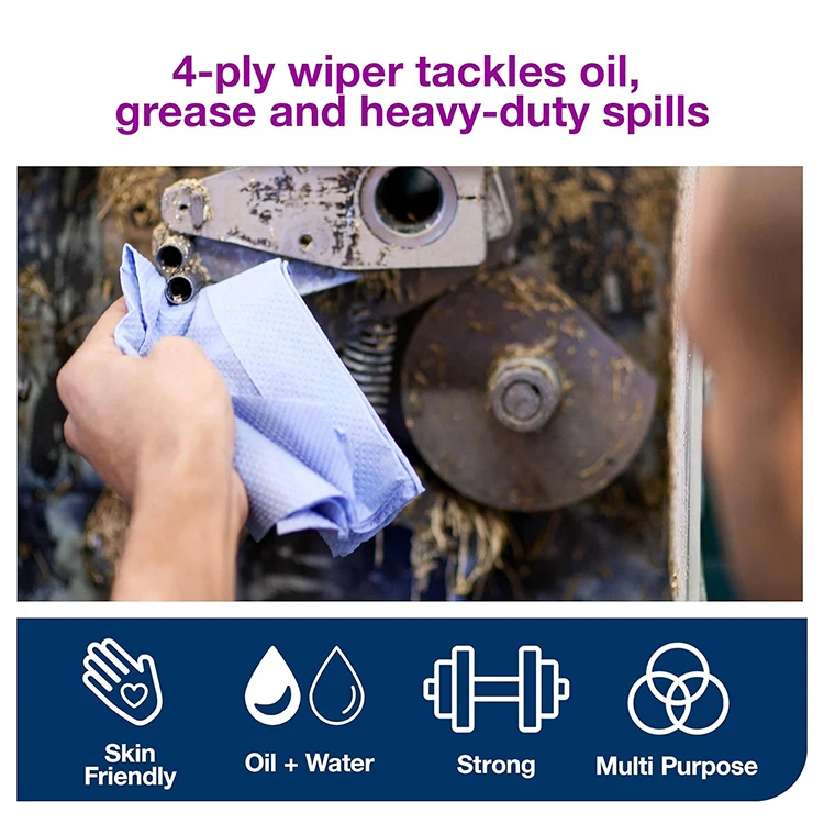 Industrial Heavyduty Surface Wipes Nonwovens Wipes Industry Dry Cleaning Rags