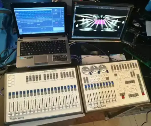 DMX512 консоль освещения поколения 2 Tiger Touch wing DMX контроллер