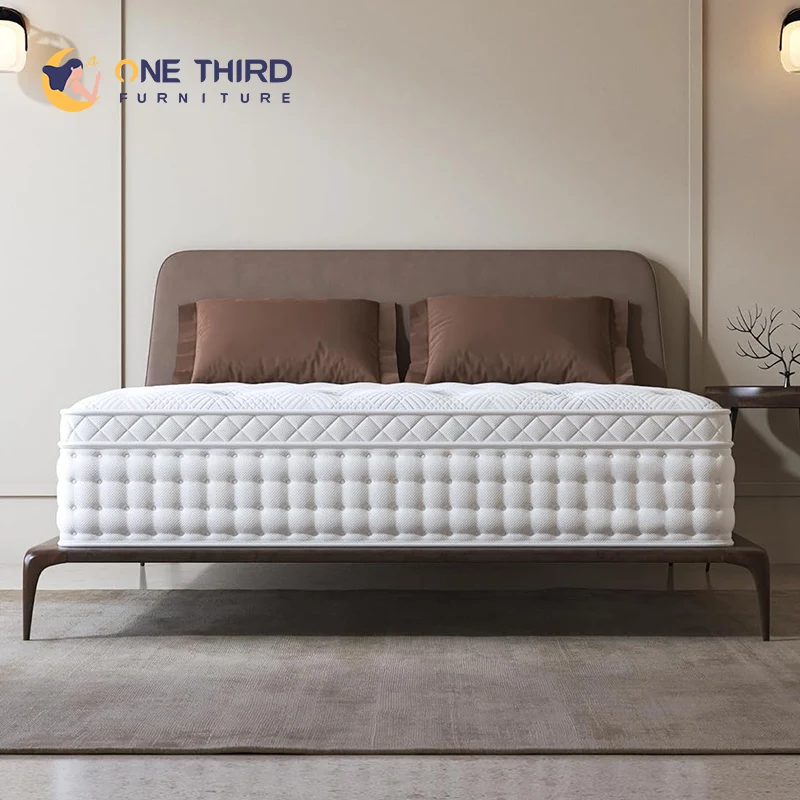 Bedroom Orthopedics king Size Hybrid Pocket Spring Mattress Hotel Comfortable Mattresses in a Box