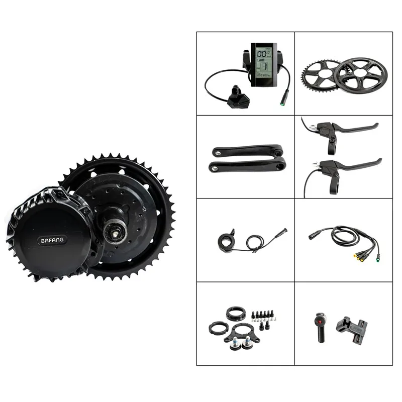 Bafang BBSHD 48V 52V 1000W Mid Drive Motor 8fun Electric Bike Bicycle Ebike Conversion Kit