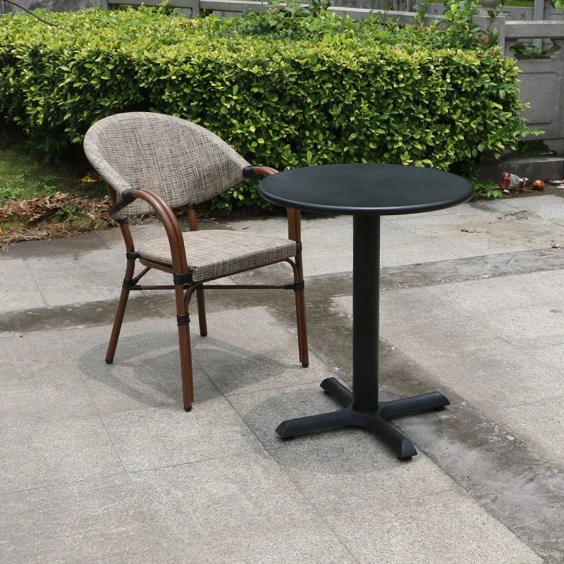 Cafe Store Table stainless steel outdoor table Metal  Modern Solid Table Base For Furniture