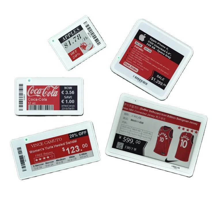 Supermarket smart digital E-ink display electronic shelf label  esl demo kit