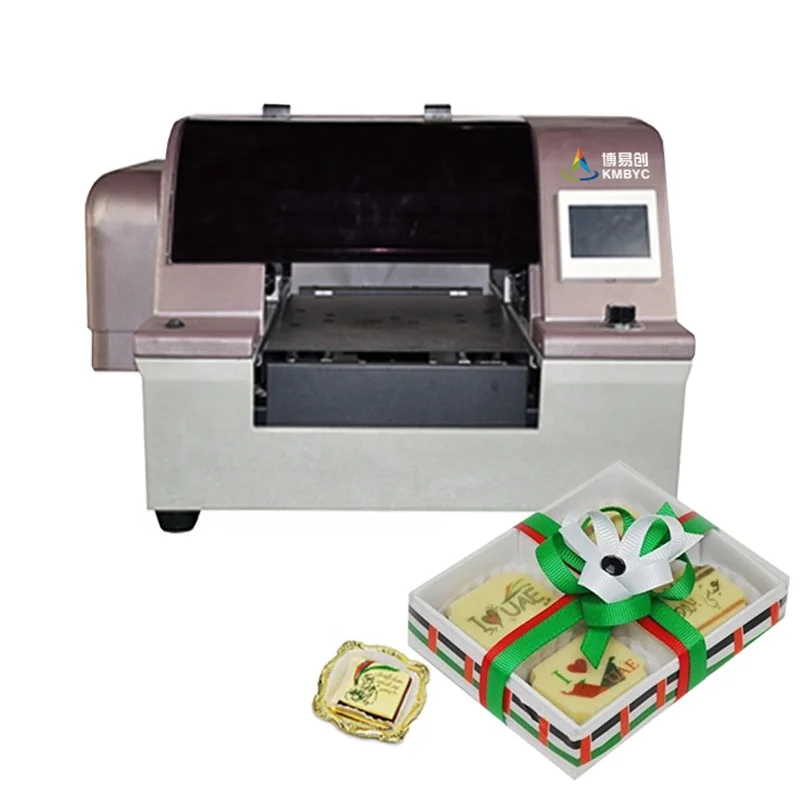 A4 Colorful Mini Food Printer Direct on Chocolate Cake Cookie Printing Machine