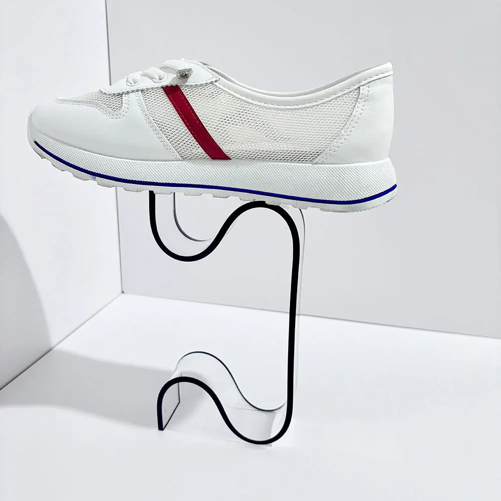 High Fashion Transparent Display Shoe Rack Stylish Specialty Store Displays High Heels Flat Shoes Sports Shoes