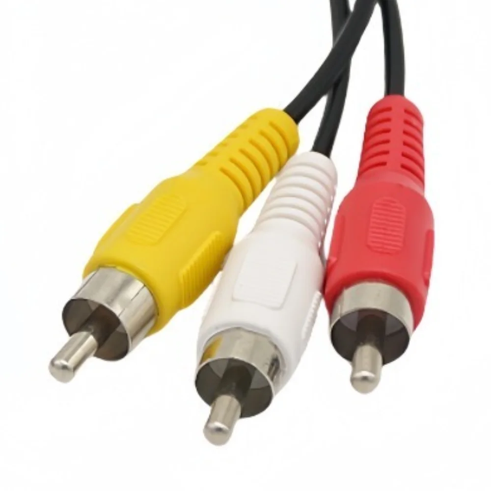 USB 2.0 female to 3RCA male AV Video Audio Adapter Cable