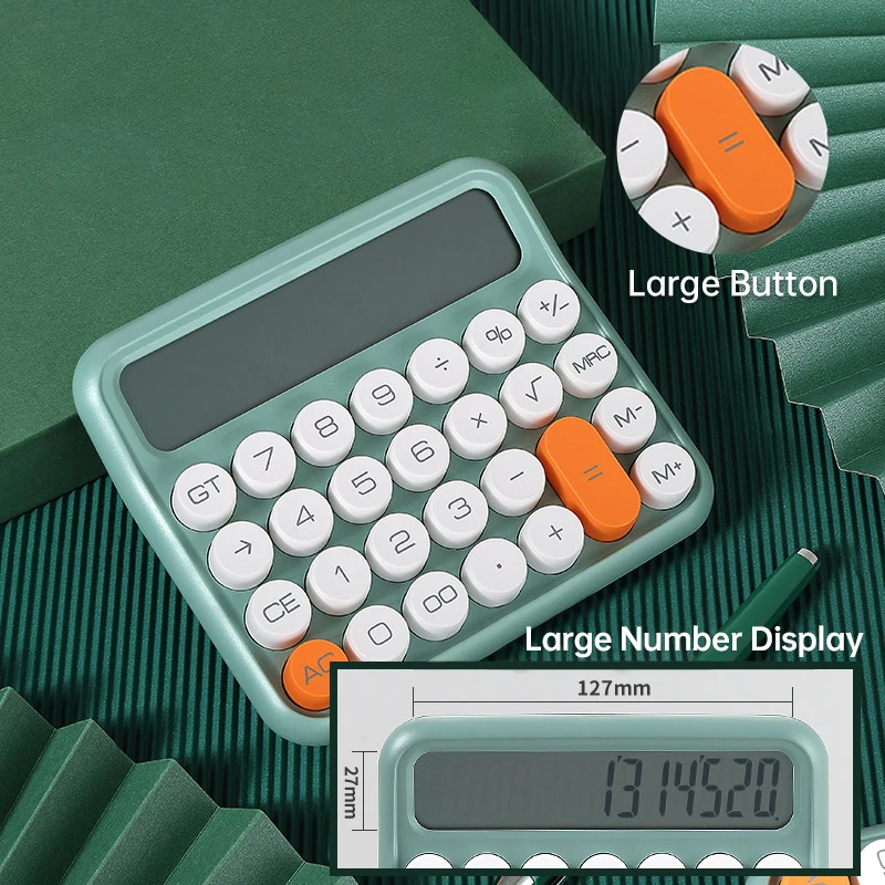 Hot Sale Nice Price School Office Business Accounting Desktop New Style Simple Calculator 12 Digit Backup Battery Calculator