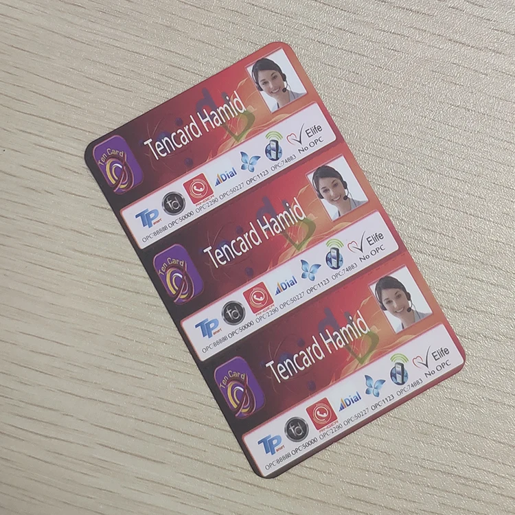 
China multi-pin custom recharge prepaid scratch off phone card printing 