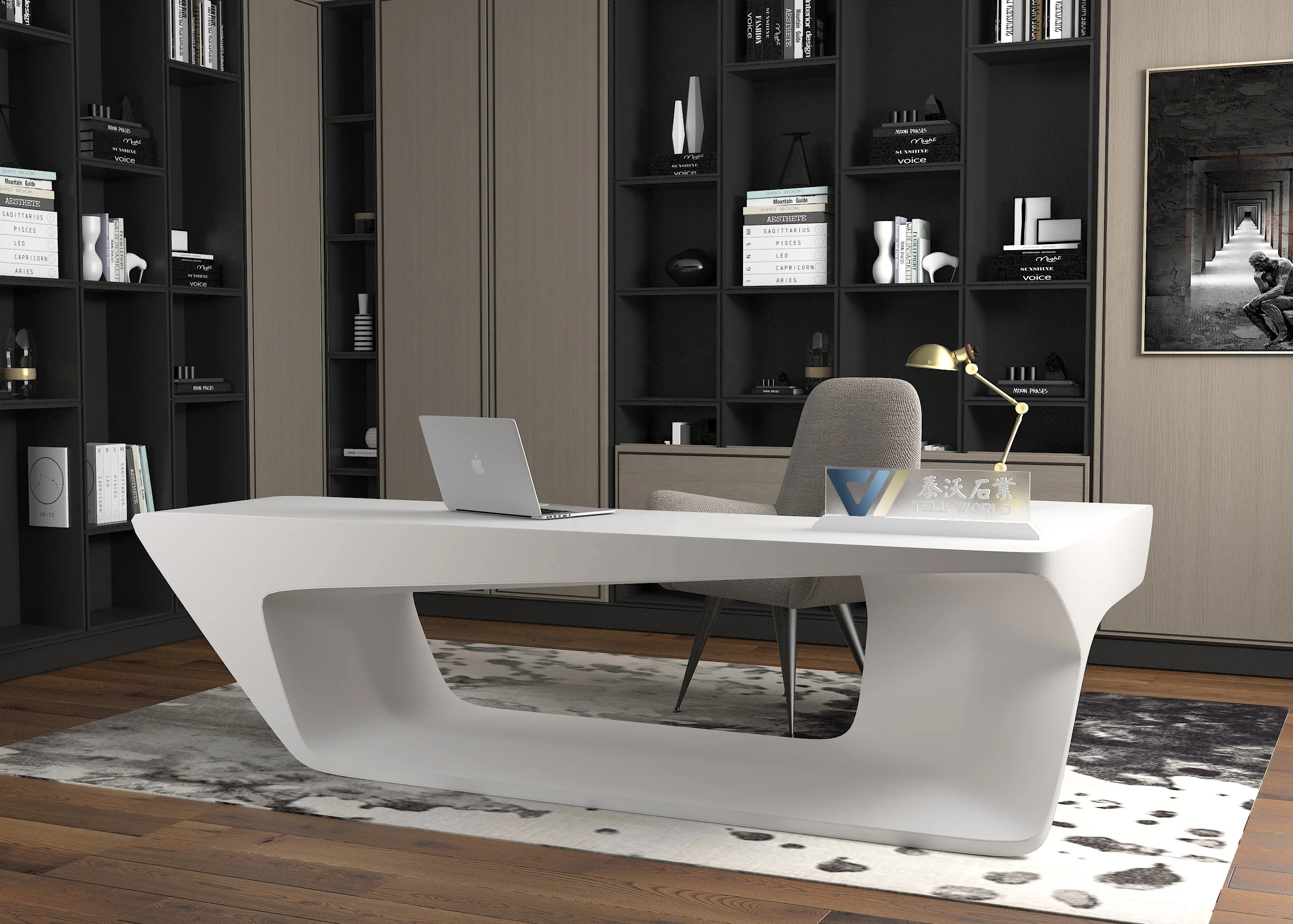 
Factory hot sale custom made executive office desk furniture 