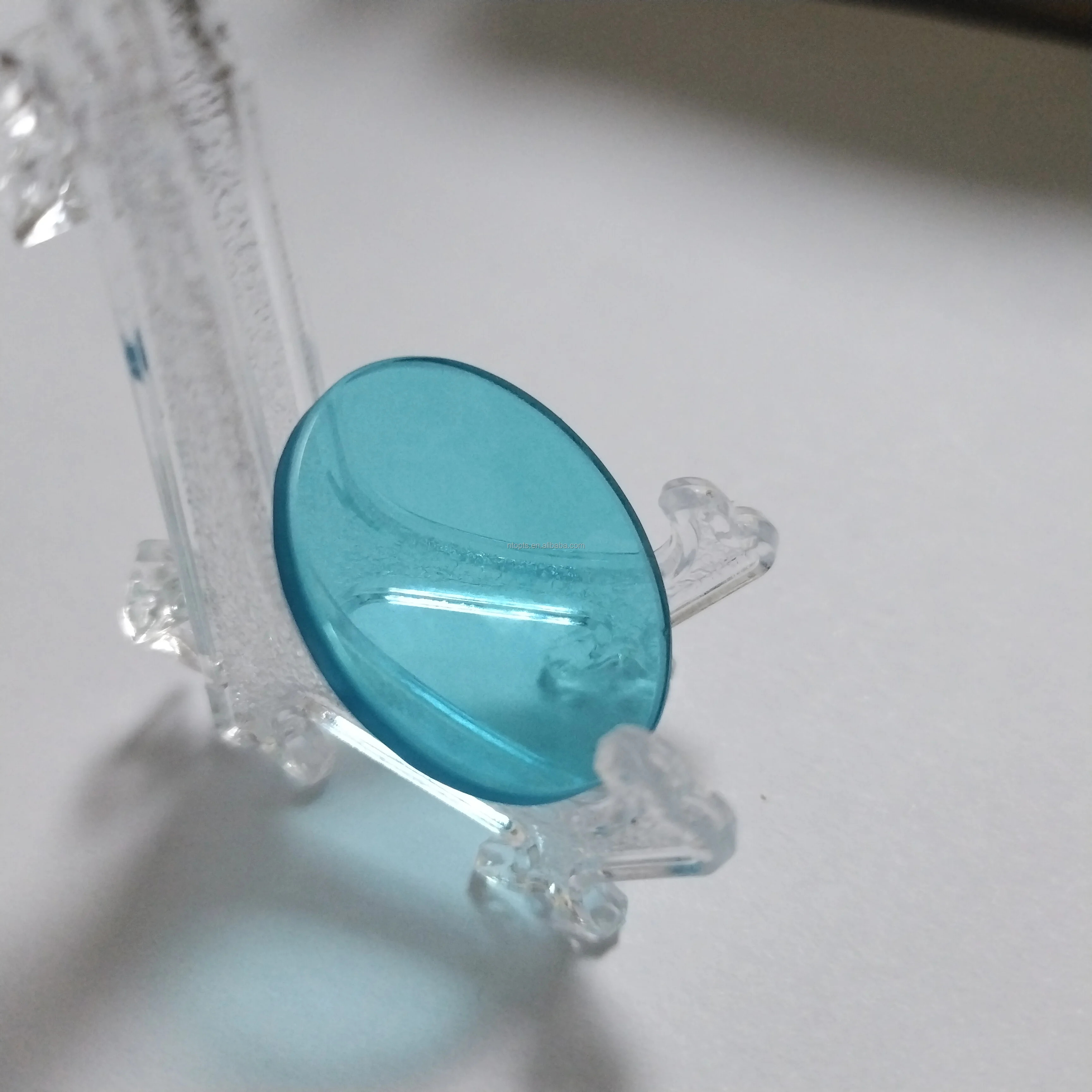 China Factory Oem Optical Blue Colored Glass Filters QB21 Discs BG38